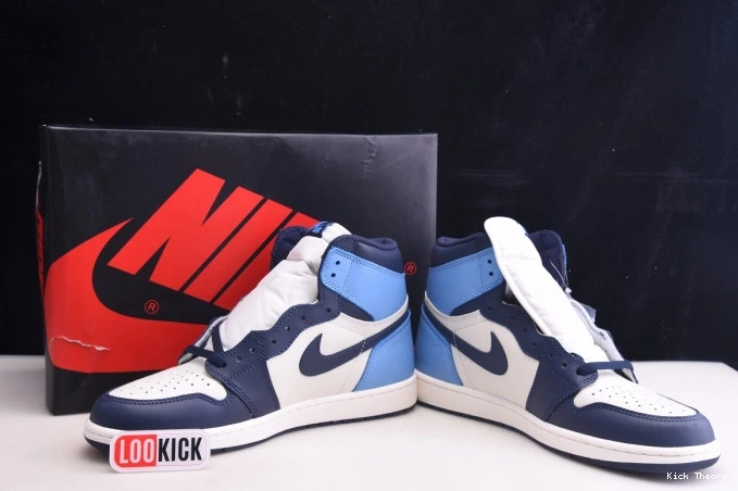 Kick Theory Air Obsidian Retro Jordan 1 OG 555088-140 High 0729